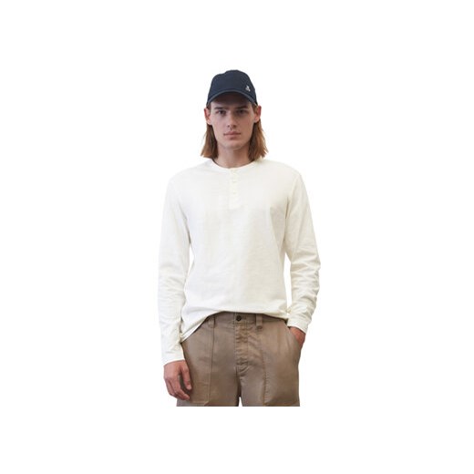 Marc O'Polo Longsleeve 322219852284 Biały Regular Fit ze sklepu MODIVO w kategorii T-shirty męskie - zdjęcie 168585426