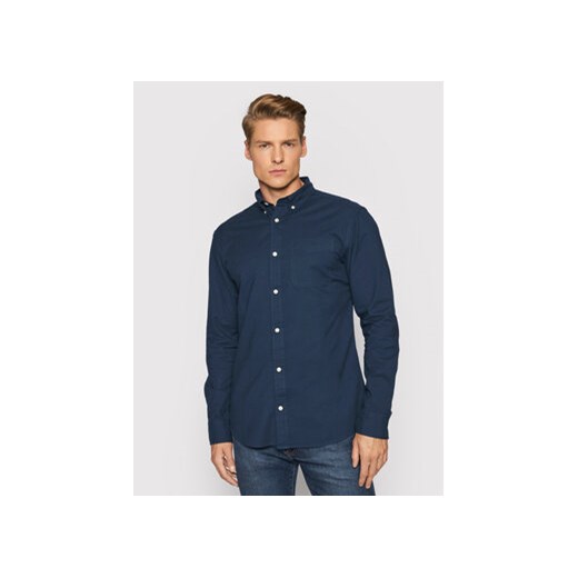 Jack&Jones PREMIUM Koszula Brook Oxford 12192150 Granatowy Slim Fit Jack&jones Premium XXL okazyjna cena MODIVO
