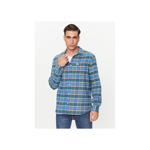 Wrangler Koszula 112341077 Niebieski Regular Fit ze sklepu MODIVO w kategorii Koszule męskie - zdjęcie 168585519