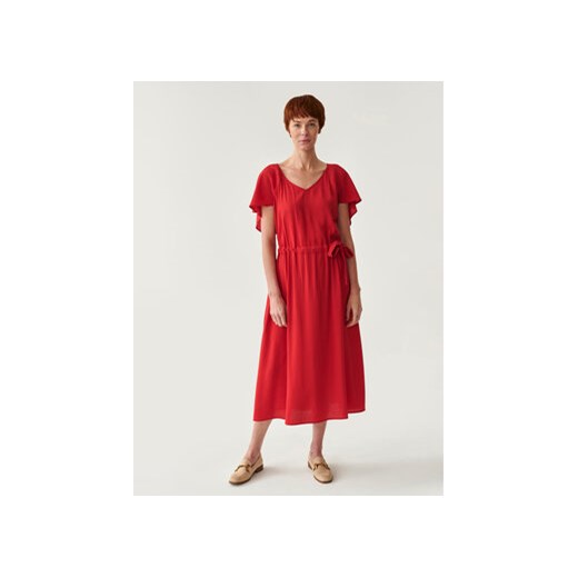Tatuum Sukienka codzienna Osta T2214.192 Czerwony Regular Fit ze sklepu MODIVO w kategorii Sukienki - zdjęcie 168585606