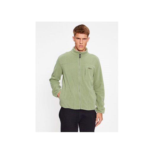 Fila Polar FAM0457 Zielony Regular Fit ze sklepu MODIVO w kategorii Bluzy męskie - zdjęcie 168585697