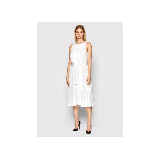 Armani Exchange Sukienka letnia 3LYA39 YNWMZ 1100 Biały Relaxed Fit Armani Exchange 4 MODIVO