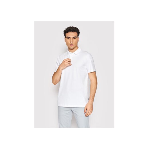 Boss Polo Palosh 50471335 Biały Slim Fit ze sklepu MODIVO w kategorii T-shirty męskie - zdjęcie 168586486