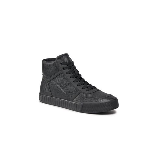 Calvin Klein Jeans Sneakersy Skater Vulc Mid Lth YM0YM00809 Czarny 41 wyprzedaż MODIVO