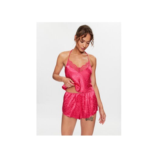 Hunkemöller Koszulka piżamowa Cami 203225 Różowy Comfortable Fit ze sklepu MODIVO w kategorii Piżamy damskie - zdjęcie 168587425