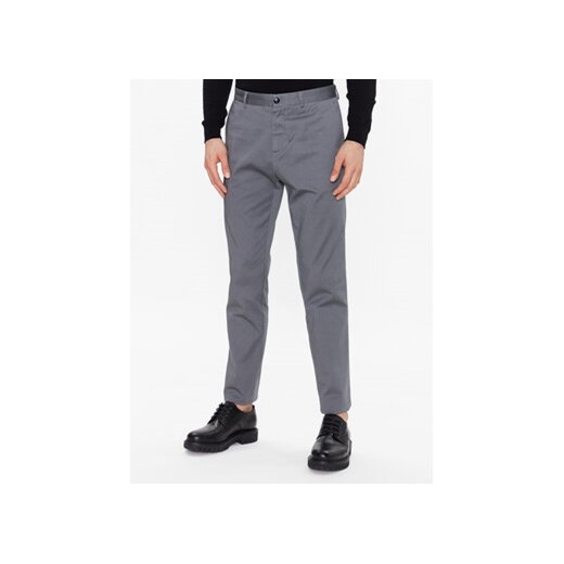 Sisley Chinosy 4JLESF023 Szary Slim Fit ze sklepu MODIVO w kategorii Spodnie męskie - zdjęcie 168587575