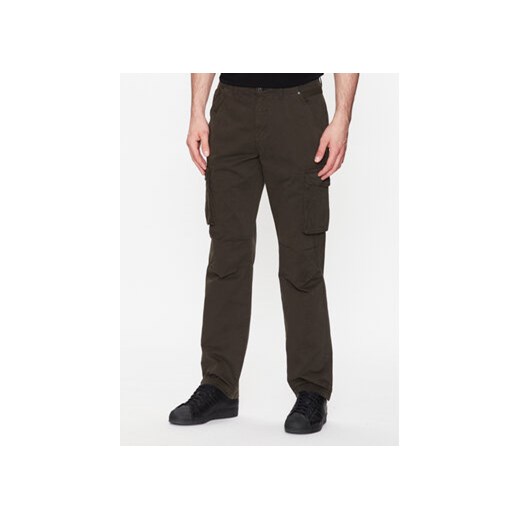 Volcano Spodnie materiałowe Hampter M07234-S23 Khaki Regular Fit ze sklepu MODIVO w kategorii Spodnie męskie - zdjęcie 168587697