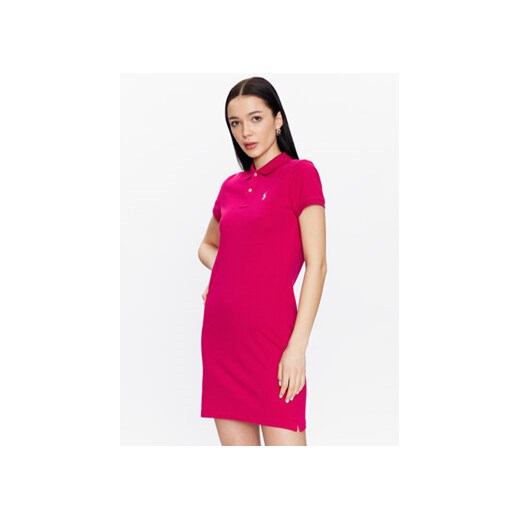 Polo Ralph Lauren Sukienka codzienna 211799490011 Różowy Regular Fit ze sklepu MODIVO w kategorii Sukienki - zdjęcie 168588357