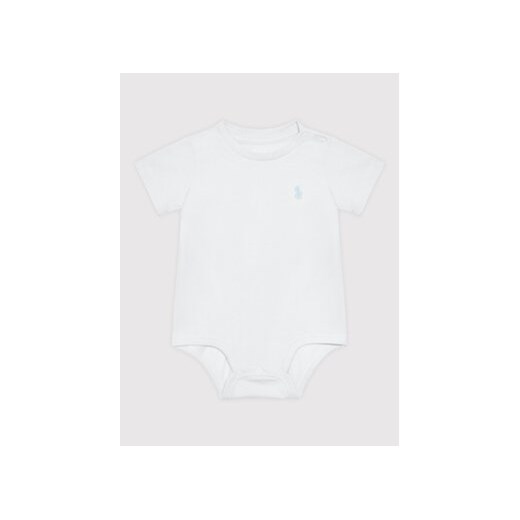 Polo Ralph Lauren Body dziecięce 320850831003 Biały Regular Fit ze sklepu MODIVO w kategorii Body niemowlęce - zdjęcie 168588359
