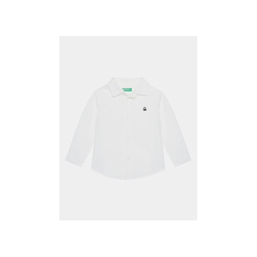 United Colors Of Benetton Koszula 5DU6GQ00J Biały Regular Fit ze sklepu MODIVO w kategorii Koszule chłopięce - zdjęcie 168588555