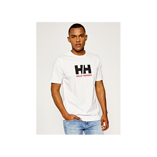 Helly Hansen T-Shirt Hh Logo 33797 Biały Regular Fit ze sklepu MODIVO w kategorii T-shirty męskie - zdjęcie 168588629