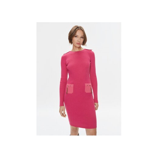 Fracomina Sukienka codzienna FS23WD5009K50401 Różowy Slim Fit ze sklepu MODIVO w kategorii Sukienki - zdjęcie 168588678