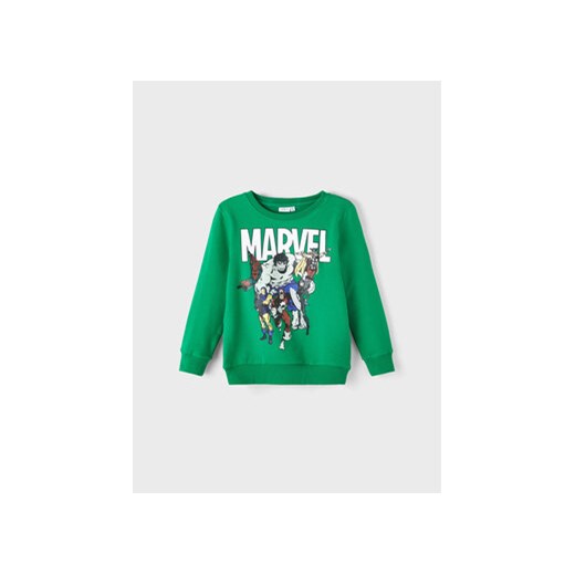 NAME IT Bluza MARVEL 13210831 Zielony Regular Fit ze sklepu MODIVO w kategorii Bluzy chłopięce - zdjęcie 168588799