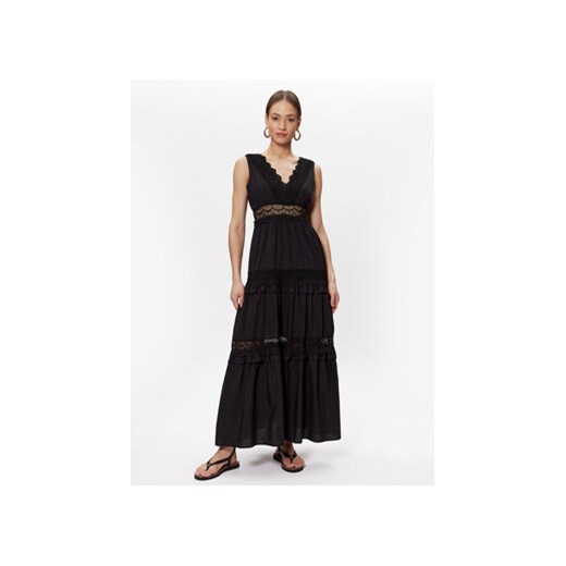 TWINSET Sukienka letnia 231TT2150 Czarny Regular Fit ze sklepu MODIVO w kategorii Sukienki - zdjęcie 168590158