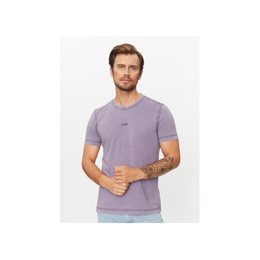 Boss T-Shirt Tokks 50502173 Fioletowy Regular Fit ze sklepu MODIVO w kategorii T-shirty męskie - zdjęcie 168590669