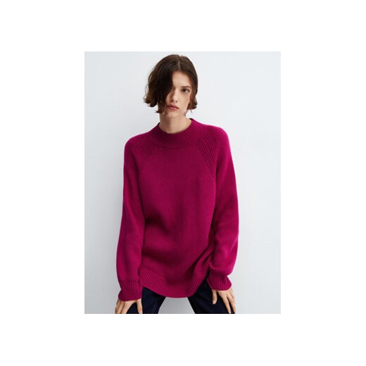 Mango Sweter Basta 57029103 Różowy Oversize ze sklepu MODIVO w kategorii Swetry damskie - zdjęcie 168590959