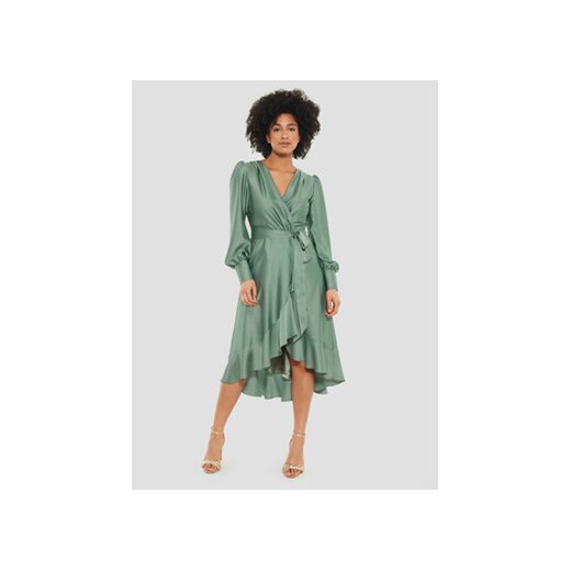 Swing Sukienka koktajlowa 5AE05800 Zielony Regular Fit ze sklepu MODIVO w kategorii Sukienki - zdjęcie 168591018