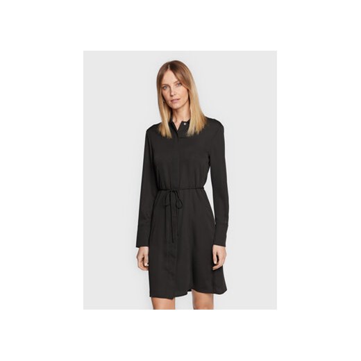 Calvin Klein Sukienka koszulowa K20K205348 Czarny Regular Fit ze sklepu MODIVO w kategorii Sukienki - zdjęcie 168591047