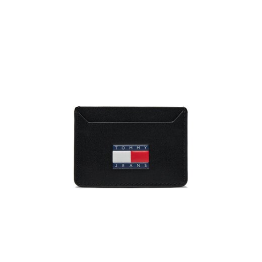 Tommy Jeans Etui na karty kredytowe Tjm Heritage Leather Cc Holder AM0AM12085 Czarny ze sklepu MODIVO w kategorii Etui - zdjęcie 168591108