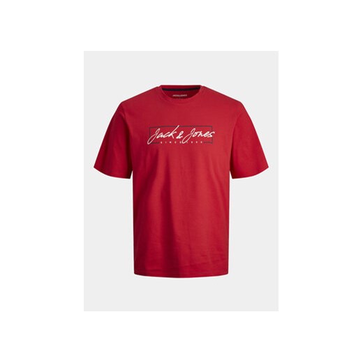 Jack&Jones Junior T-Shirt Zuri 12249699 Czerwony Standard Fit Jack&jones Junior 176 MODIVO