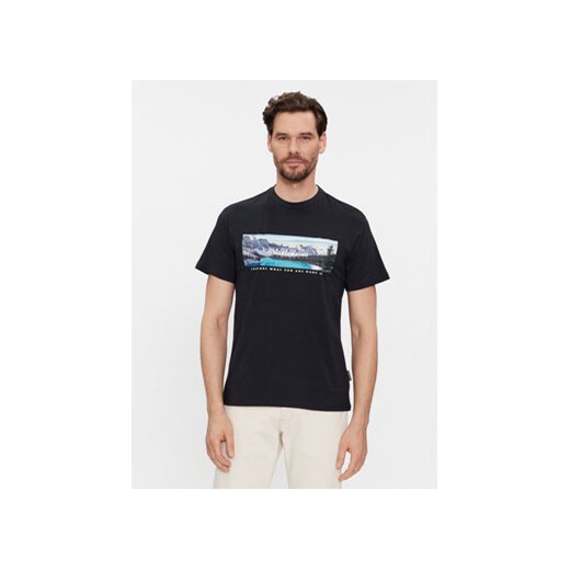 Napapijri T-Shirt S-Canada NP0A4HQM Czarny Regular Fit ze sklepu MODIVO w kategorii T-shirty męskie - zdjęcie 168591246
