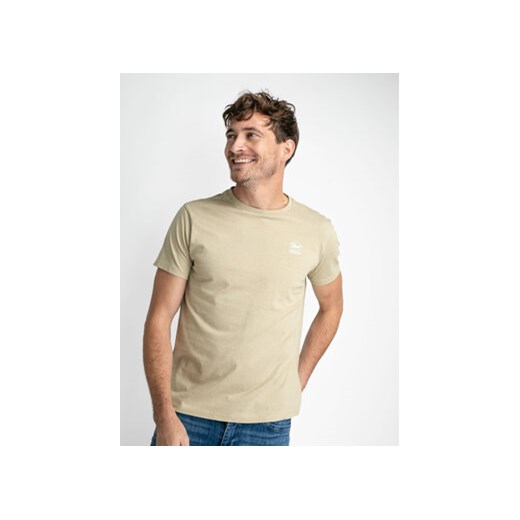 Petrol Industries T-Shirt M-1030-TSR609 Zielony Regular Fit ze sklepu MODIVO w kategorii T-shirty męskie - zdjęcie 168591706