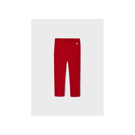 Mayoral Legginsy 717 Czerwony Regular Fit ze sklepu MODIVO w kategorii Spodnie dziewczęce - zdjęcie 168591796