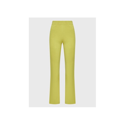 Kontatto Spodnie dzianinowe 3M7762 Zielony Regular Fit ze sklepu MODIVO w kategorii Spodnie damskie - zdjęcie 168591898