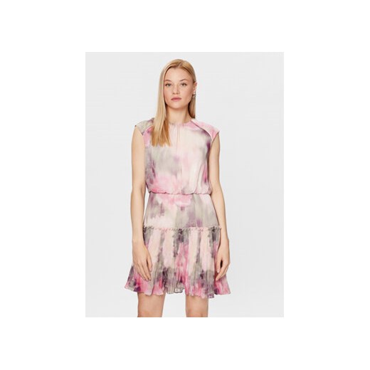 Ted Baker Sukienka koktajlowa 269416 Różowy Regular Fit ze sklepu MODIVO w kategorii Sukienki - zdjęcie 168592036