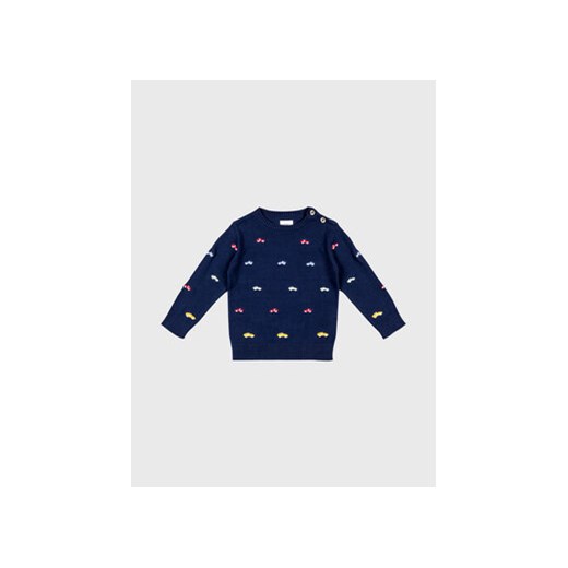 Zippy Sweter 227-5904ZT Granatowy Regular Fit 9_12M MODIVO