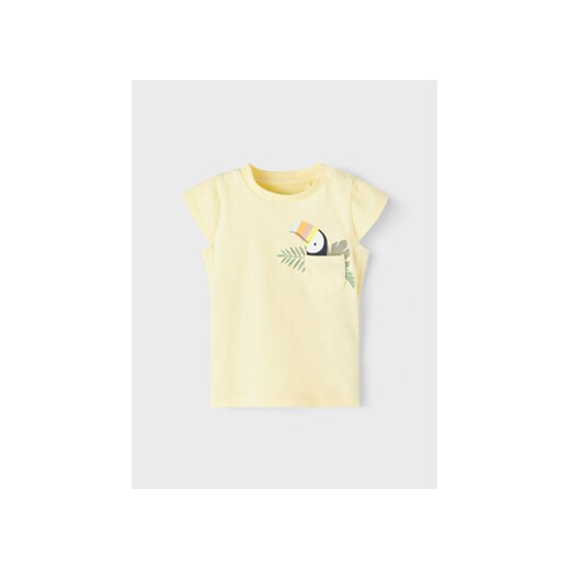 NAME IT Bluzka 13217420 Żółty Regular Fit ze sklepu MODIVO w kategorii Koszulki niemowlęce - zdjęcie 168592548