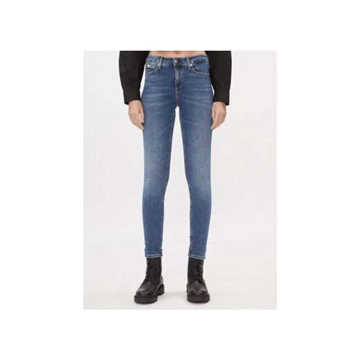 Calvin Klein Jeans Jeansy J20J221581 Niebieski Skinny Fit 27_30 okazja MODIVO