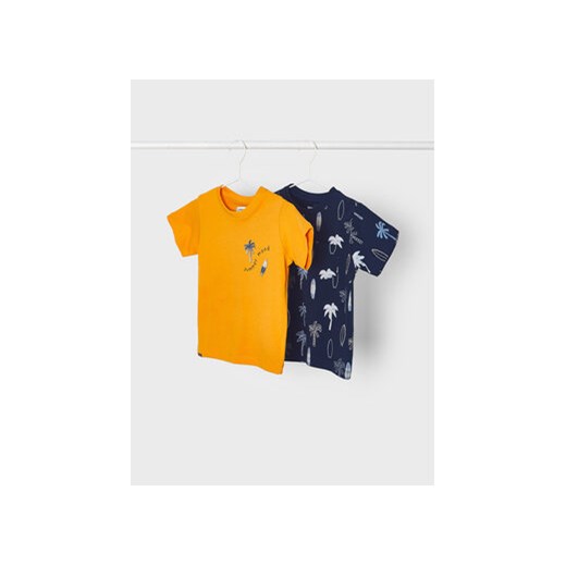 Mayoral Komplet 2 t-shirtów 3018 Kolorowy Regular Fit ze sklepu MODIVO w kategorii Bluzki dziewczęce - zdjęcie 168593187