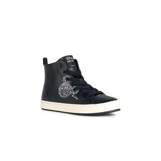 Geox Sneakersy J Kalispera Girl J364GD 000BC C9999 M Czarny Geox 25 okazyjna cena MODIVO