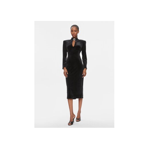 Nissa Sukienka koktajlowa RS14358 Czarny Slim Fit ze sklepu MODIVO w kategorii Sukienki - zdjęcie 168594388