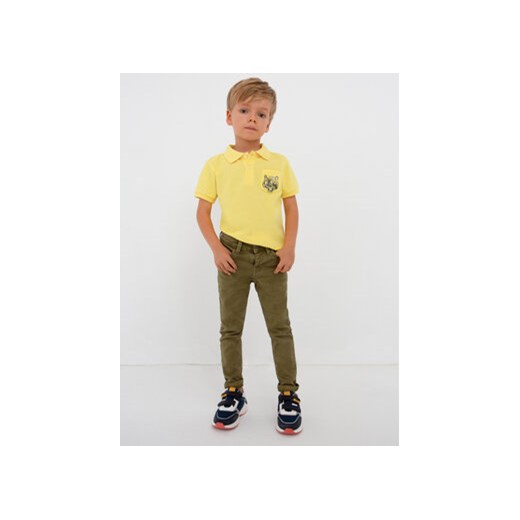 Mayoral Spodnie materiałowe 3517 Zielony Skinny Fit ze sklepu MODIVO w kategorii Spodnie chłopięce - zdjęcie 168594425