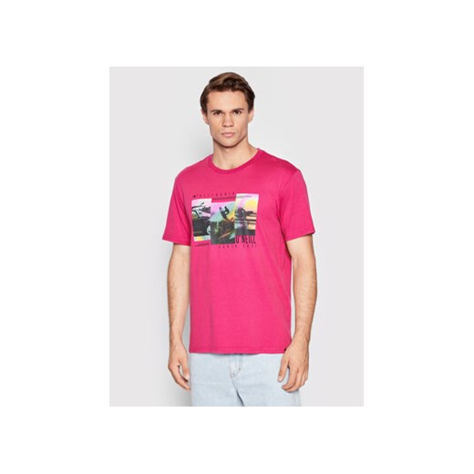 O'Neill T-Shirt Bays 2850021 Różowy Regular Fit ze sklepu MODIVO w kategorii T-shirty męskie - zdjęcie 168594457