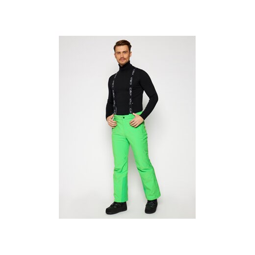 CMP Spodnie narciarskie 3W17397N Zielony Regular Fit ze sklepu MODIVO w kategorii Spodnie męskie - zdjęcie 168594529