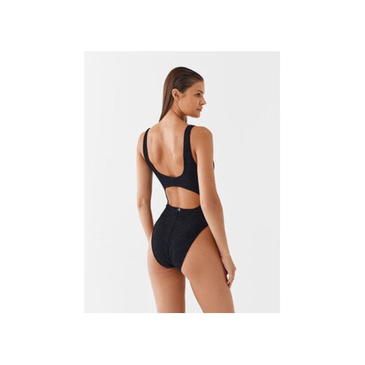 Calvin Klein Swimwear Strój kąpielowy KW0KW02214 Czarny ze sklepu MODIVO w kategorii Stroje kąpielowe - zdjęcie 168594916
