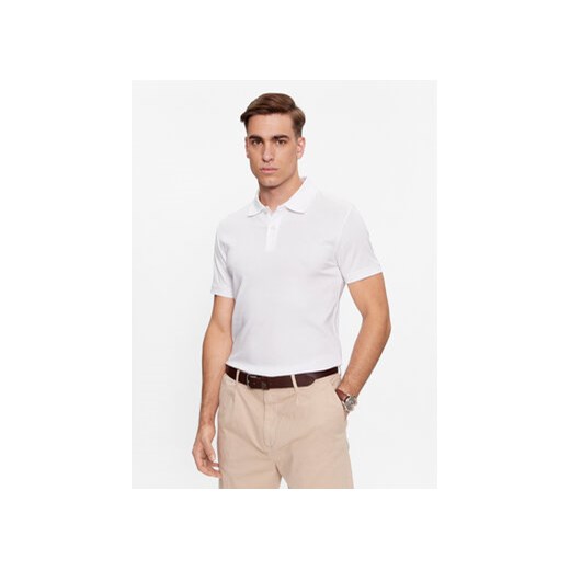 Guess Polo Nolan M4RP66 KBL51 Biały Slim Fit ze sklepu MODIVO w kategorii T-shirty męskie - zdjęcie 168595185