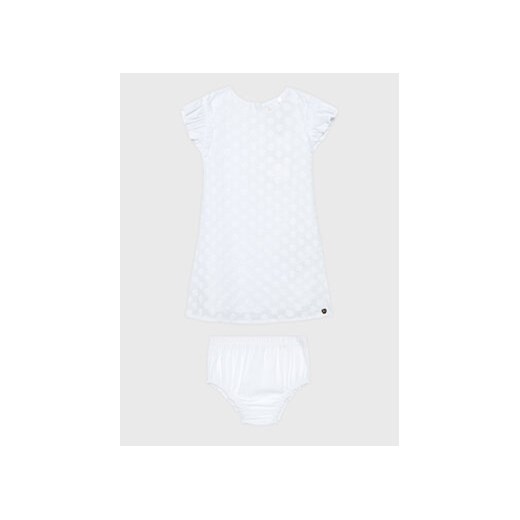 Guess Sukienka codzienna A3RK27 WF6V0 Biały Regular Fit ze sklepu MODIVO w kategorii Ubranka do chrztu - zdjęcie 168595338