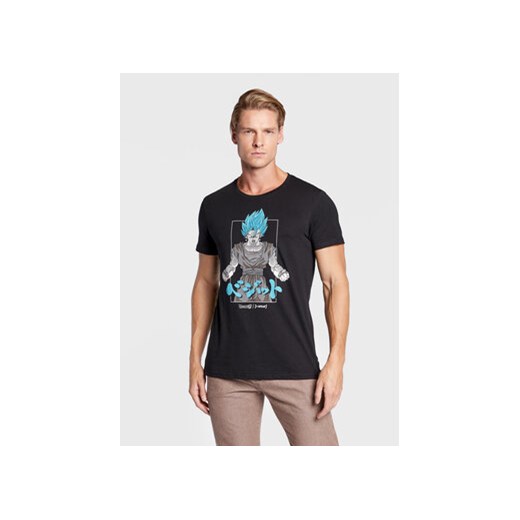 Capslab T-Shirt Dragon Ball Vegeta CL/DBS/1/TSC/FUS1 Czarny Regular Fit ze sklepu MODIVO w kategorii T-shirty męskie - zdjęcie 168595345