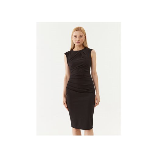 Rinascimento Sukienka koktajlowa CFC0114875003 Czarny Slim Fit ze sklepu MODIVO w kategorii Sukienki - zdjęcie 168595376
