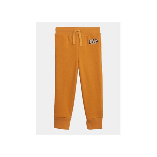 Gap Spodnie dresowe 748000-07 Brązowy Regular Fit ze sklepu MODIVO w kategorii Spodnie chłopięce - zdjęcie 168595476