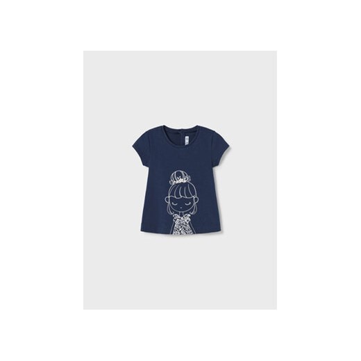 Mayoral T-Shirt 1013 Granatowy ze sklepu MODIVO w kategorii Bluzki dziewczęce - zdjęcie 168595848