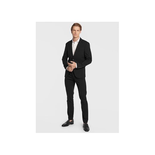 Lindbergh Garnitur 30-61040 Czarny Slim Fit ze sklepu MODIVO w kategorii Garnitury męskie - zdjęcie 168595885