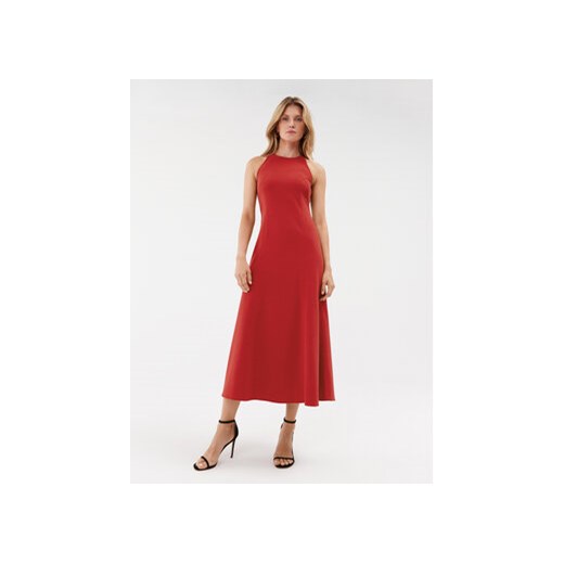 IVY OAK Sukienka koktajlowa Nicolette IO1123F7585 Czerwony Regular Fit ze sklepu MODIVO w kategorii Sukienki - zdjęcie 168595955