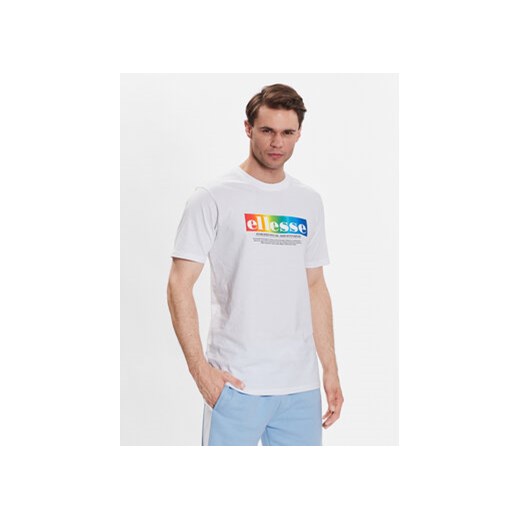Ellesse T-Shirt Allegrio SHR17634 Biały Regular Fit ze sklepu MODIVO w kategorii T-shirty męskie - zdjęcie 168596096