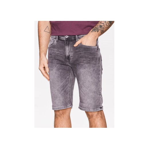 Pepe Jeans Szorty jeansowe Jack Short PM801022UG0 Szary Regular Fit ze sklepu MODIVO w kategorii Spodenki męskie - zdjęcie 168596397