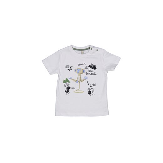 Birba Trybeyond T-Shirt 999 64094 00 D Biały Regular Fit ze sklepu MODIVO w kategorii T-shirty chłopięce - zdjęcie 168596476